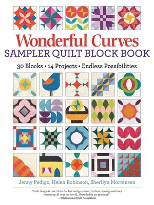 cover image of Wonderful Curves Sampler Quilt Block Book